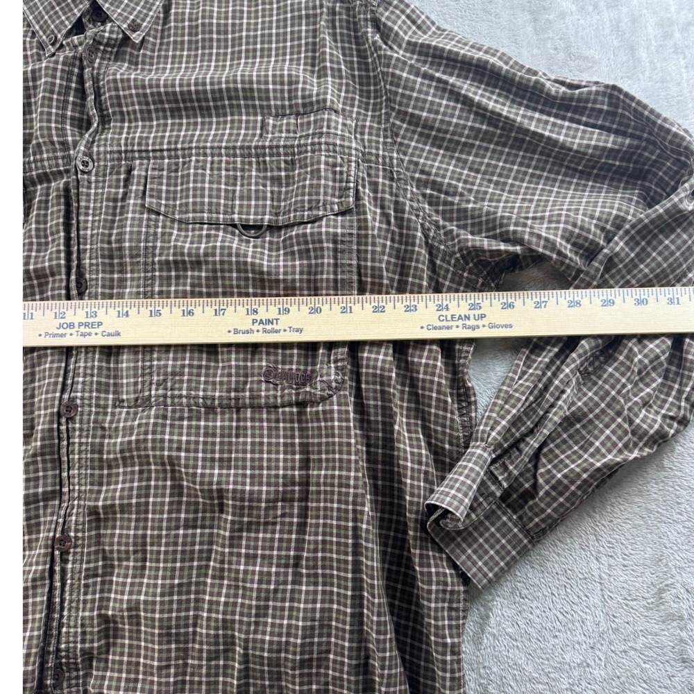 Gander Mtn Plaid Button Down Shirt Mens‎ 2XL Outdoor Utility Casual Long Sleeve - Picture 3 of 5